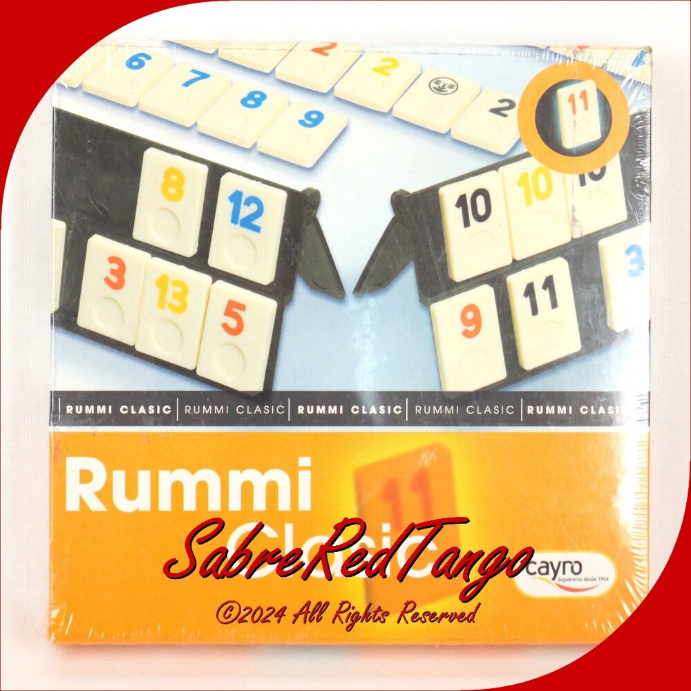 Vintage New Sealed Cayro Rummi Clasic Game